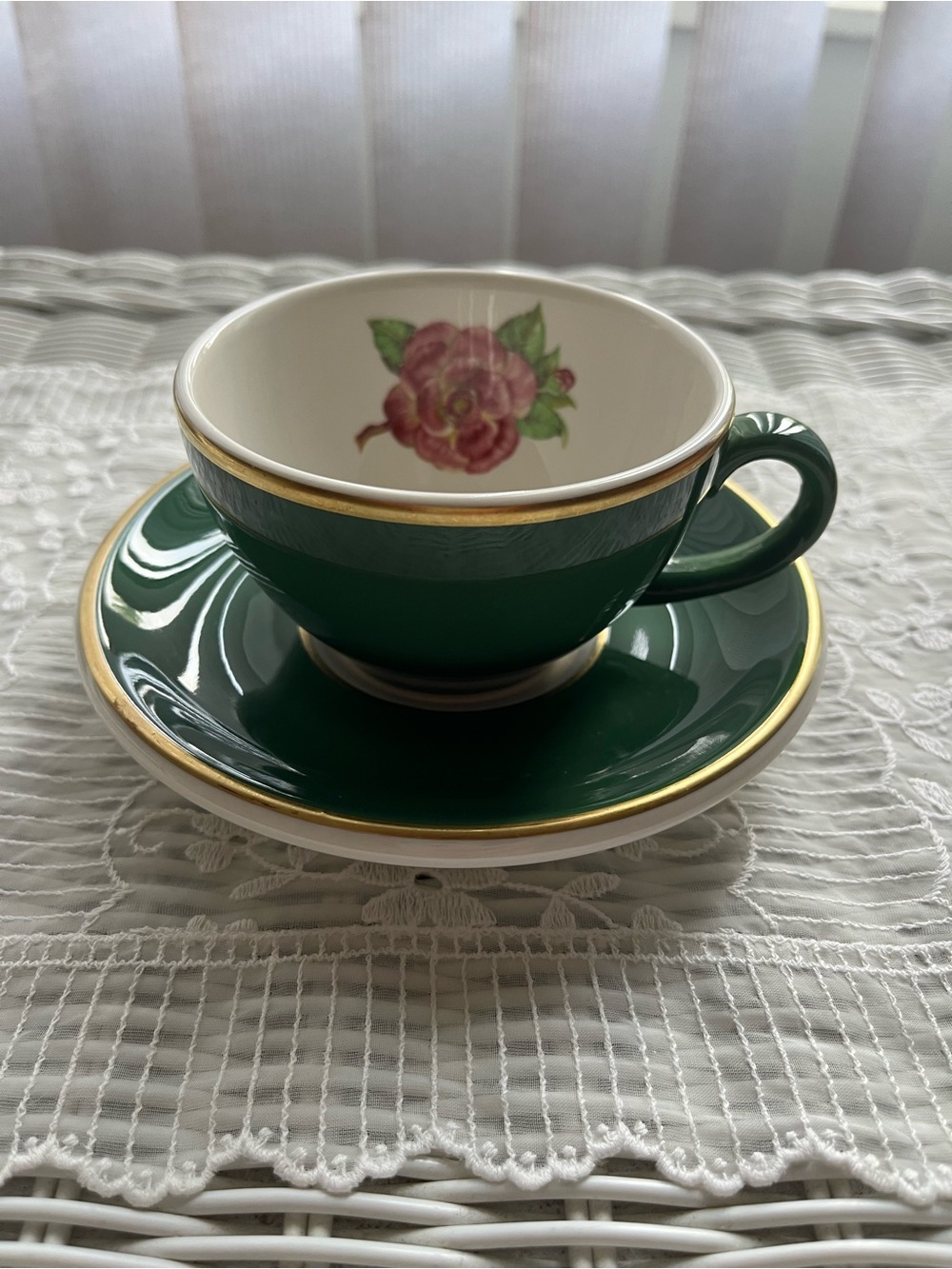 Vintage Mackinac Island Grand Hotel Tea Cup and Saucer, by Syracuse China